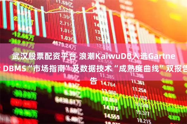 武汉股票配资平台 浪潮KaiwuDB入选Gartner DBMS“市场指南”及数据技术“成熟度曲线”双报告